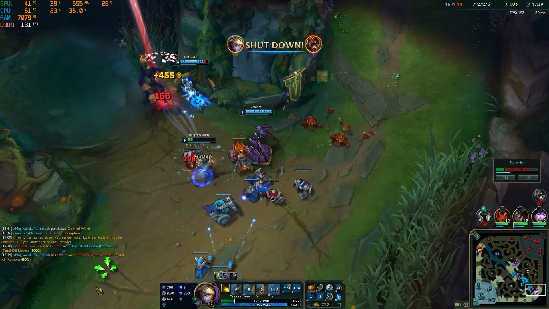 League of Legends 1440p Patch FPS Test-episode 1